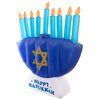 Gardenised Giant Hanukkah Inflatable Menorah - Yard Decor with Built-in Bulbs QI003944